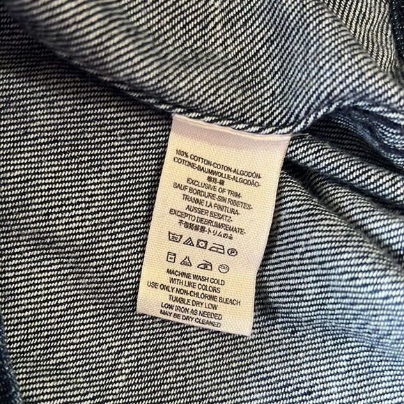 Free People XS Denim Lace Up Plunge Tunic - Picture 9 of 9